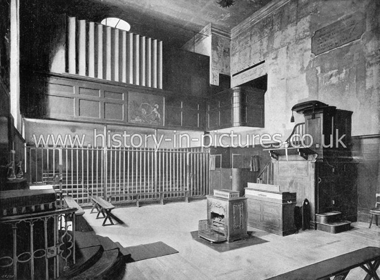 The Chapel, Newgate Prison, London. c.1890's